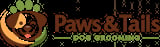 Paws & Tails Dog Grooming Logo